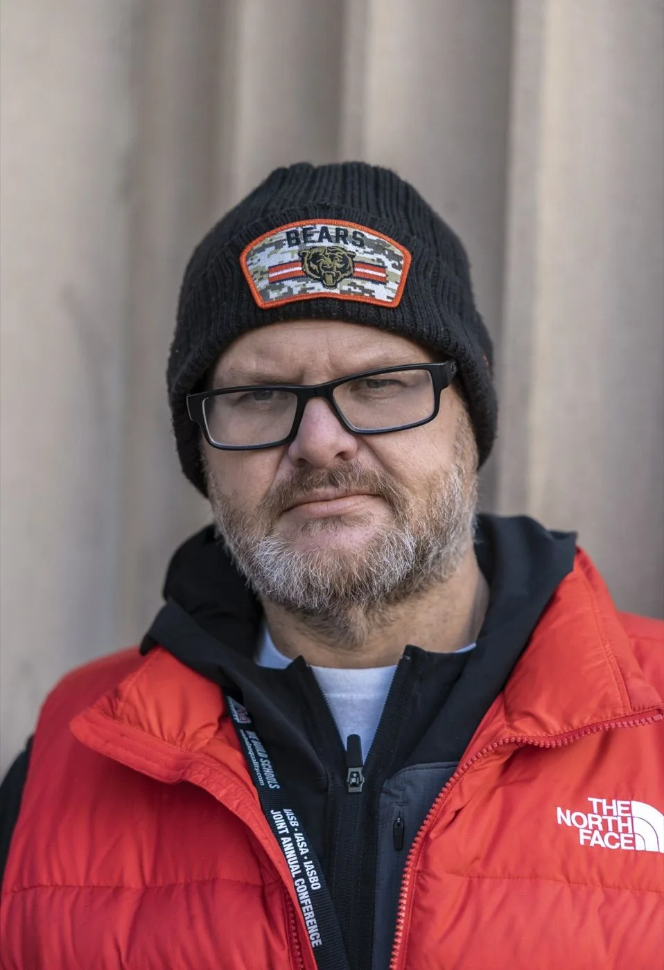Portrait 6 of 34, a stranger on Michigan Avenue