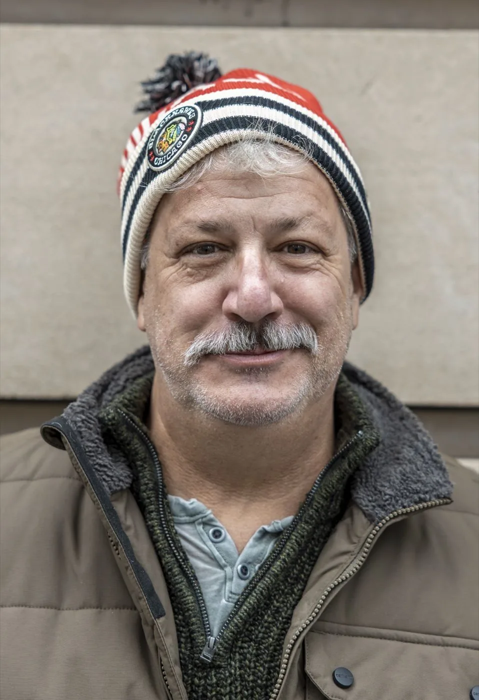 Portrait 16 of 34, a stranger on Michigan Avenue