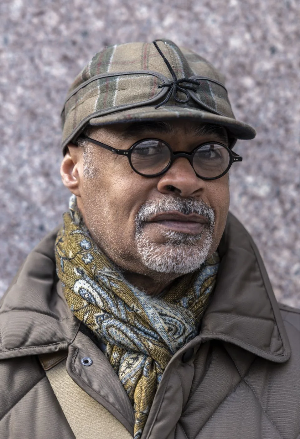 Portrait 31 of 34, a stranger on Michigan Avenue