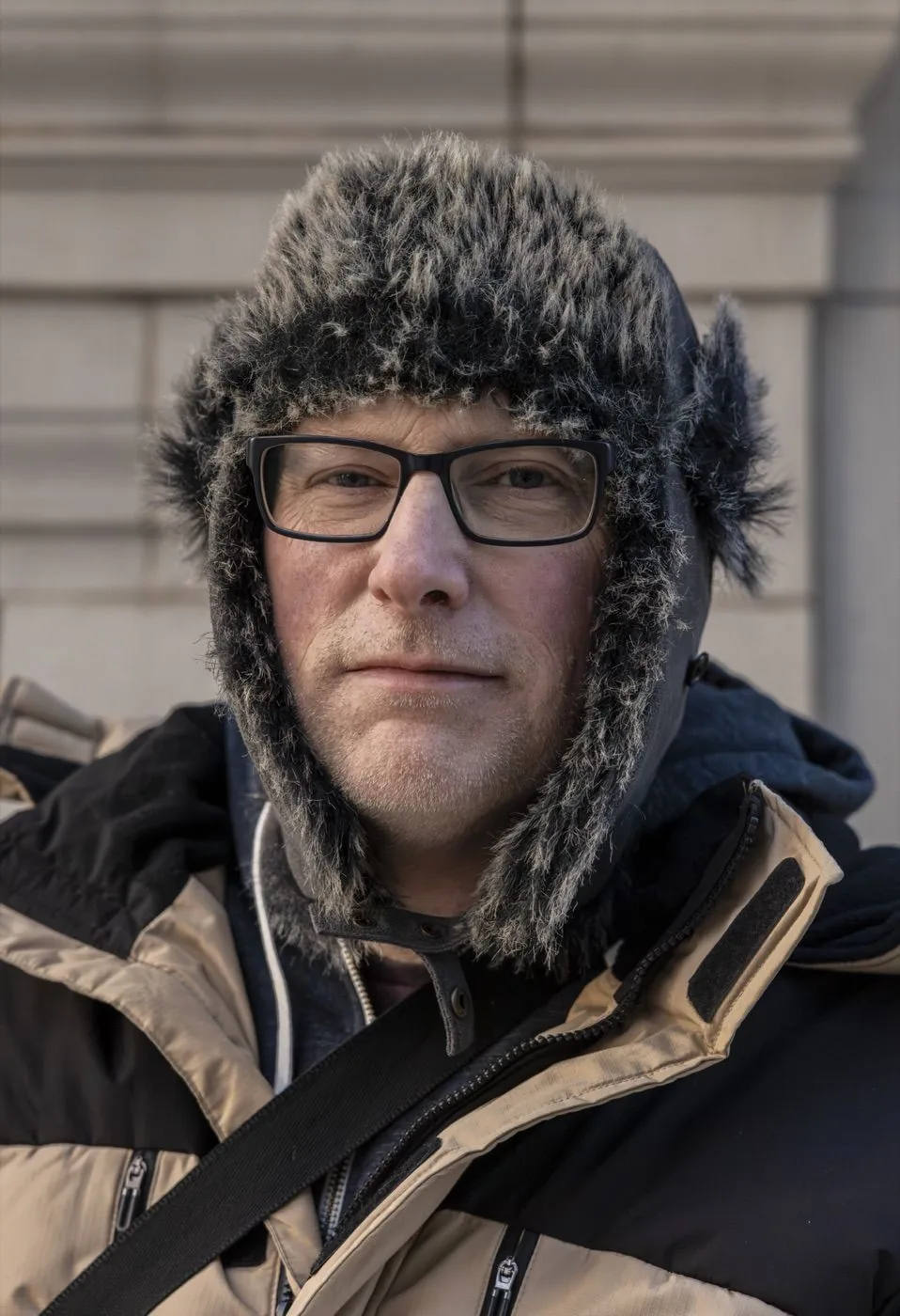 Portrait 33 of 34, a stranger on Michigan Avenue